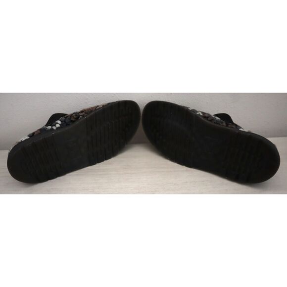 Dr. Martens Women's 10 Men's 9 Black Isham Crochet Wool + E.H Suede Mules - Picture 4 of 13